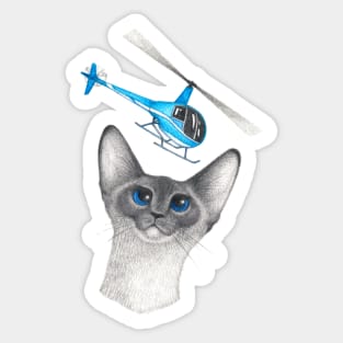 Feline Ambition Sticker